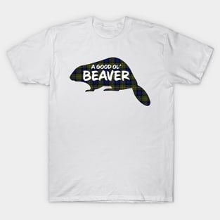 Beaver Critter - MacLaren Plaid T-Shirt